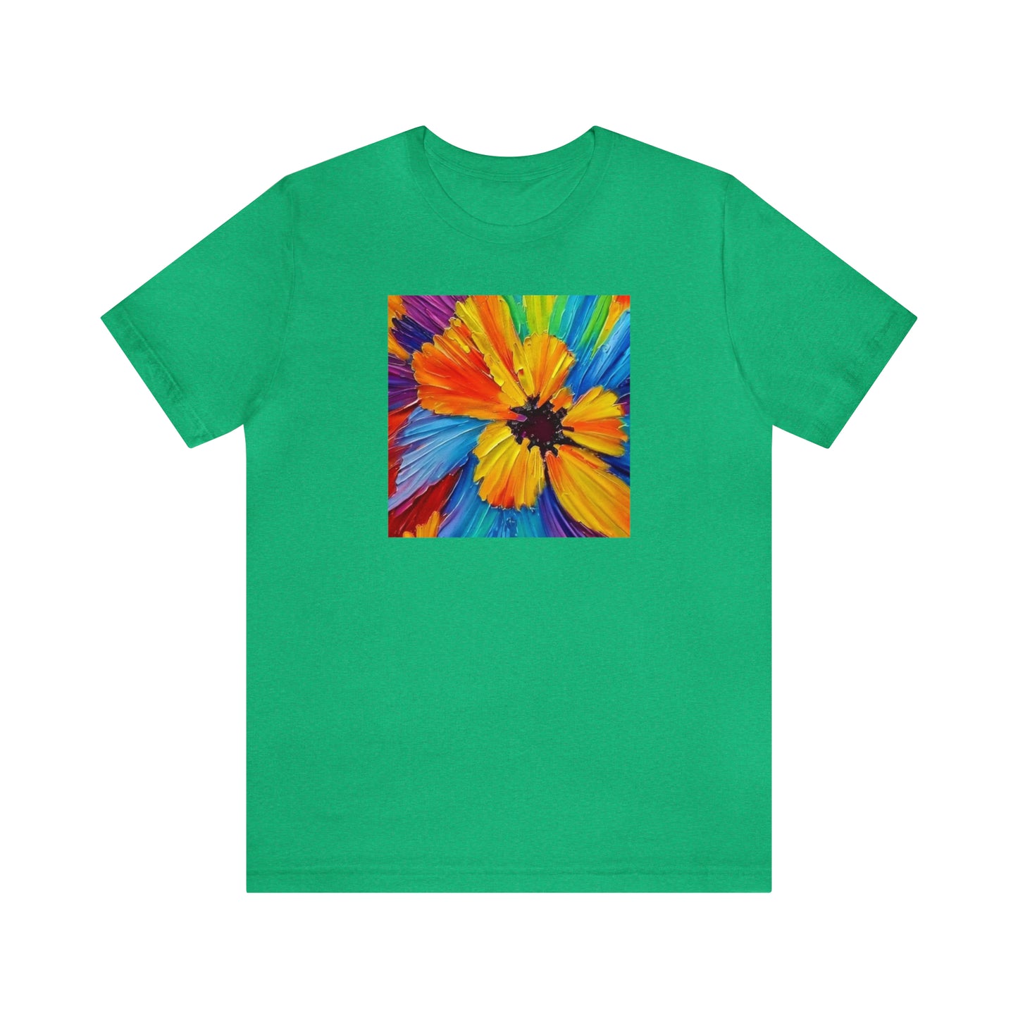 Oil Painted Flower Tee
