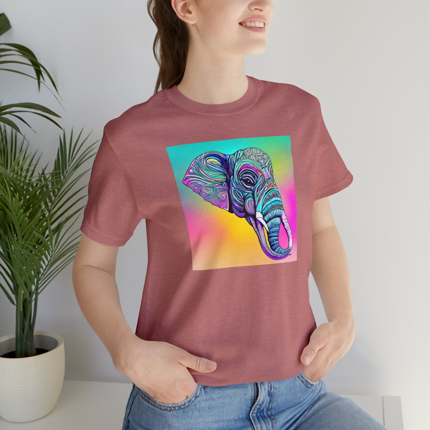 Hypnotic Elephant Head Tee