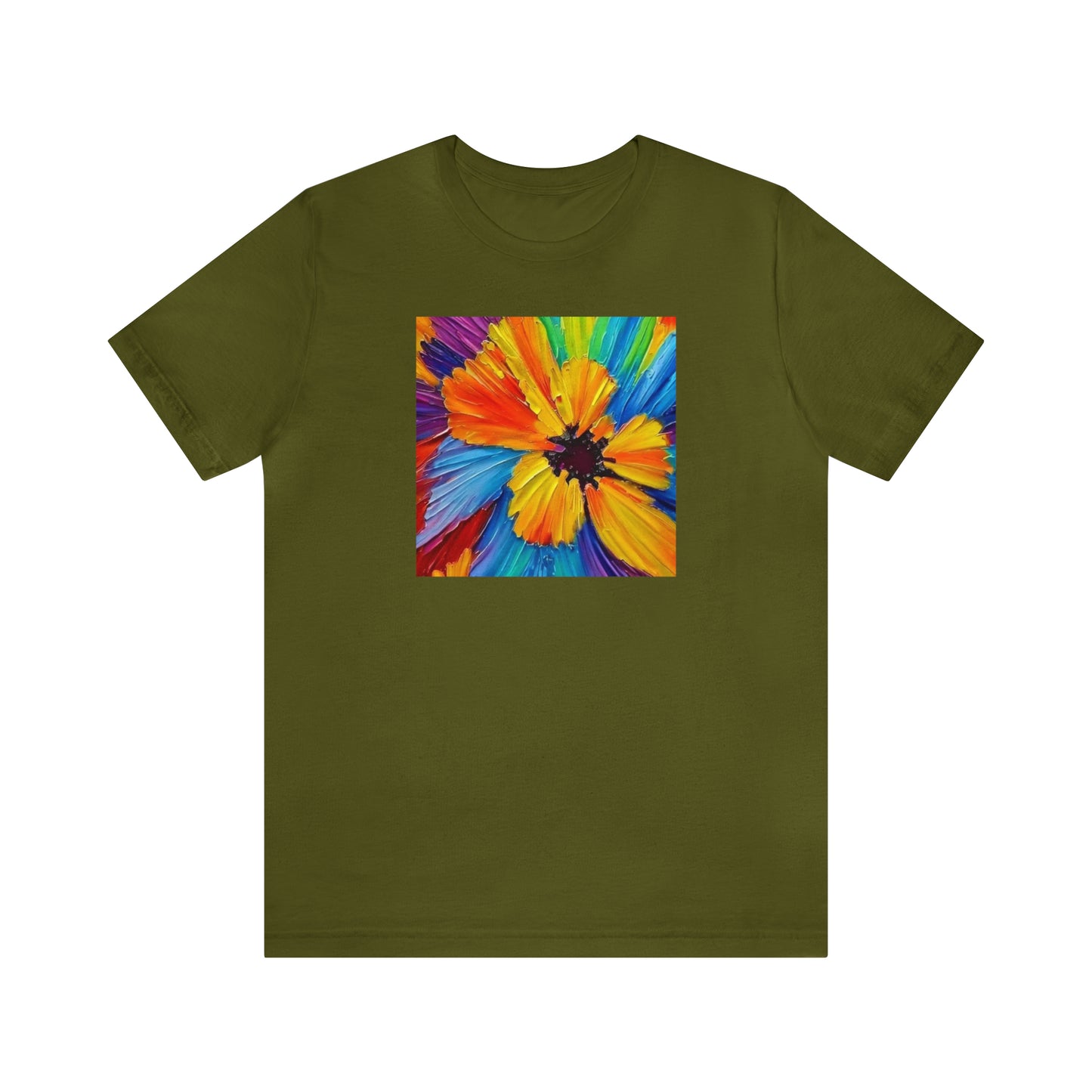 Oil Painted Flower Tee