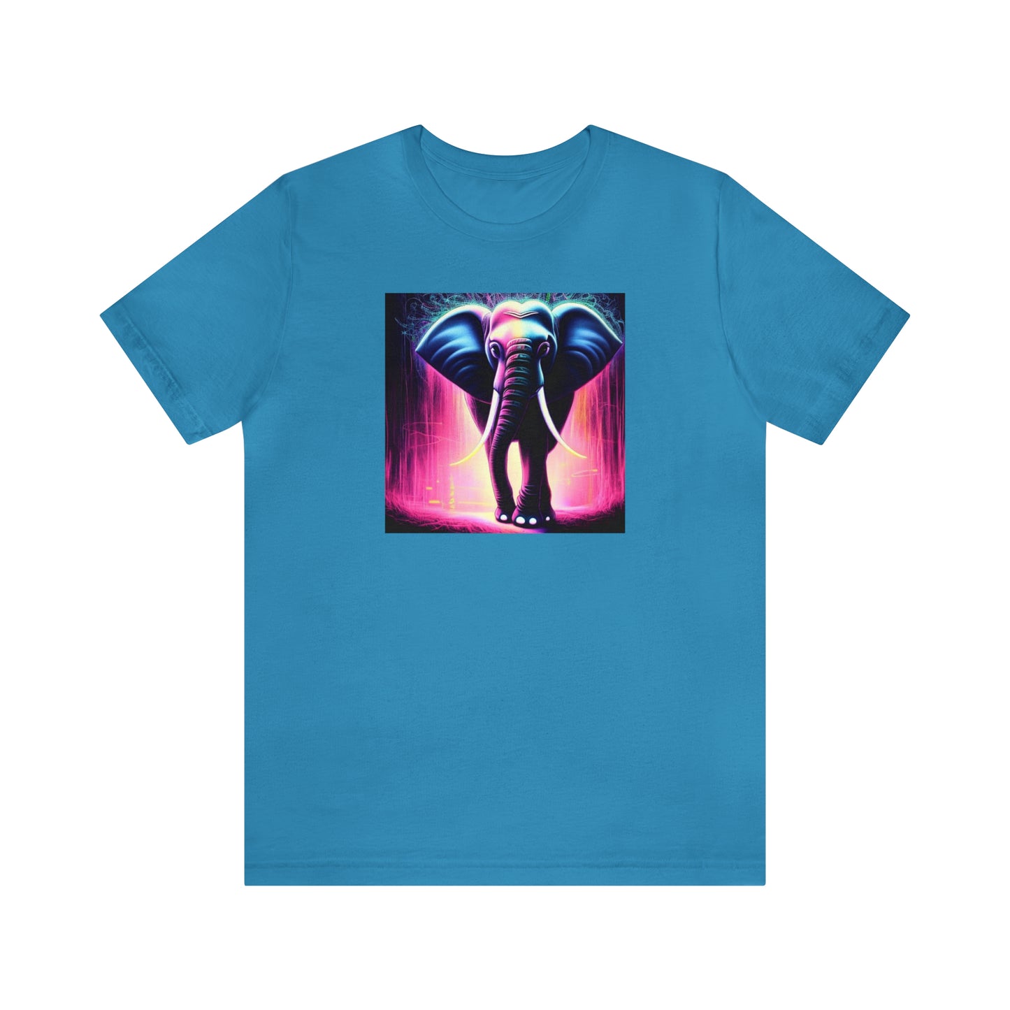 Pink Rain Elephant Tee