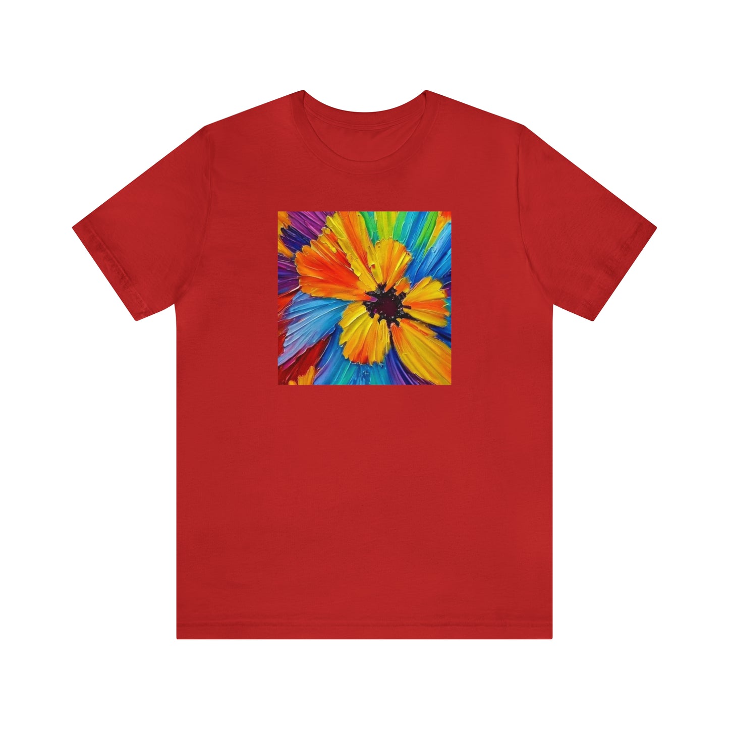 Oil Painted Flower Tee