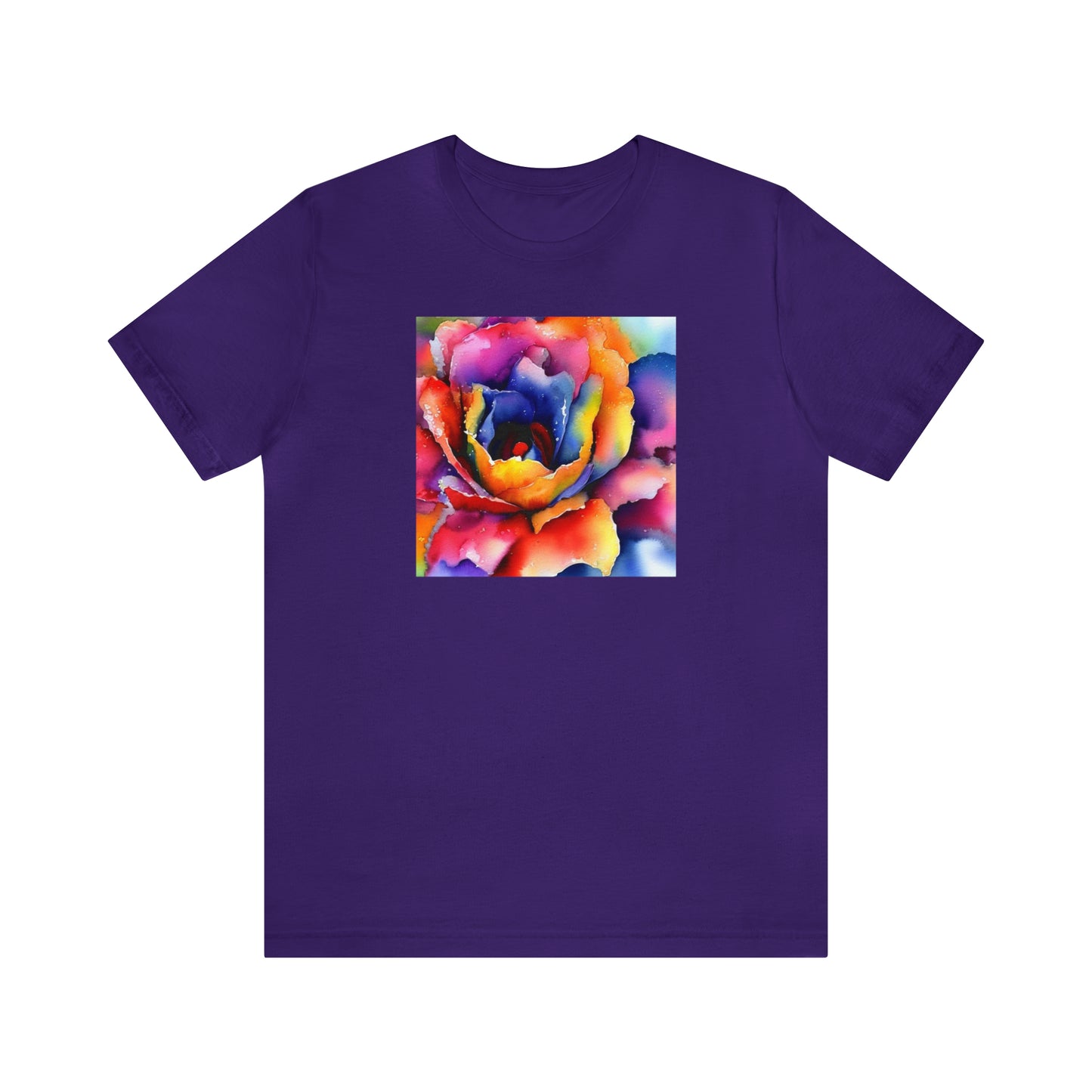 Open Watercolor Flower Tee