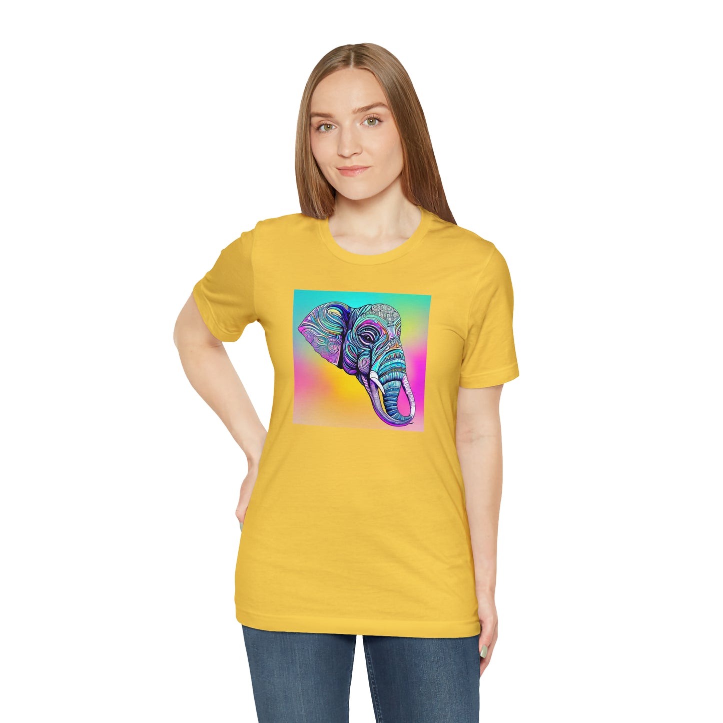 Hypnotic Elephant Head Tee