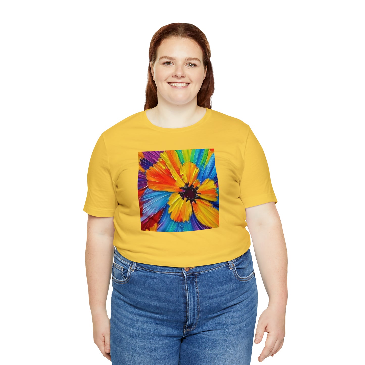 Oil Painted Flower Tee