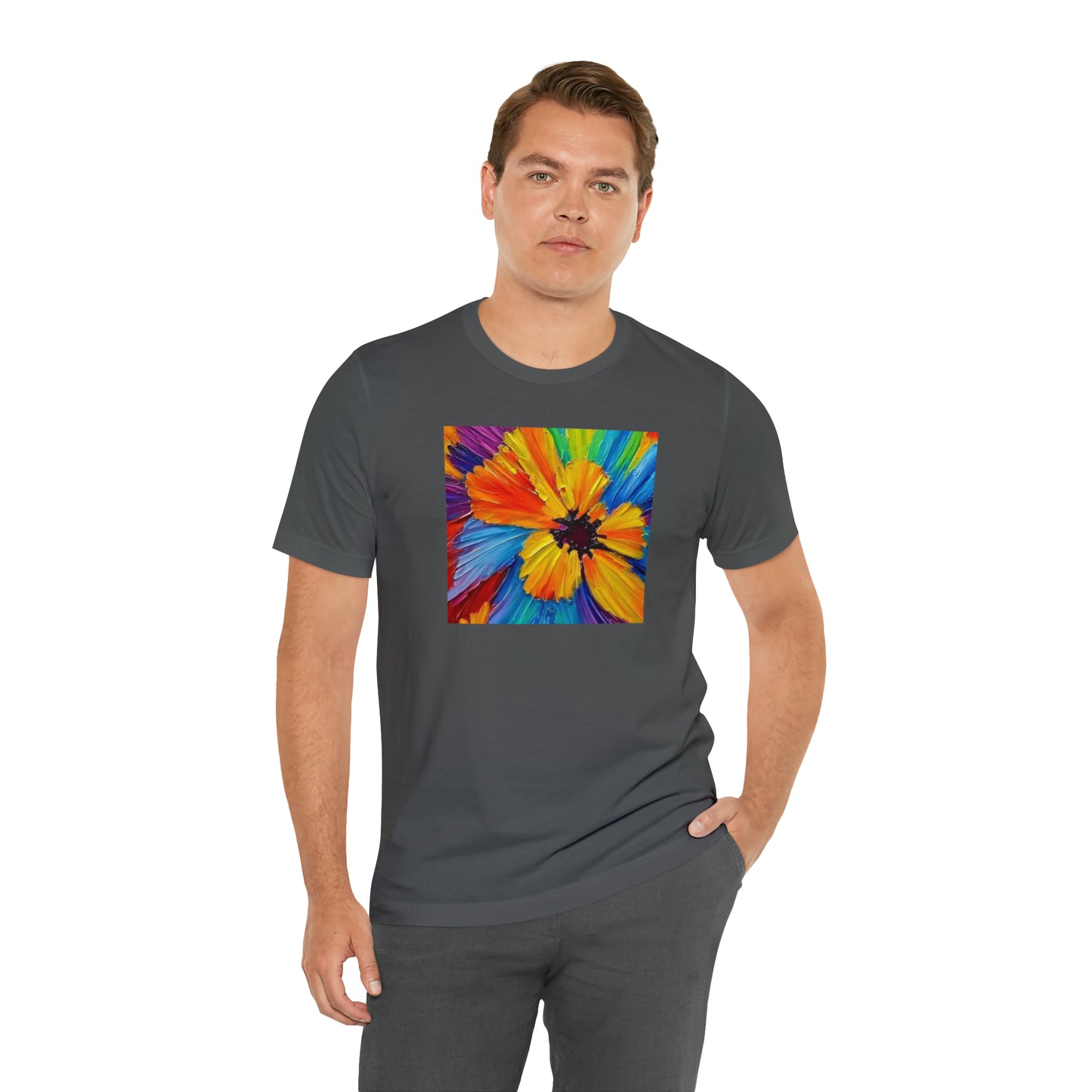 Oil Painted Flower Tee