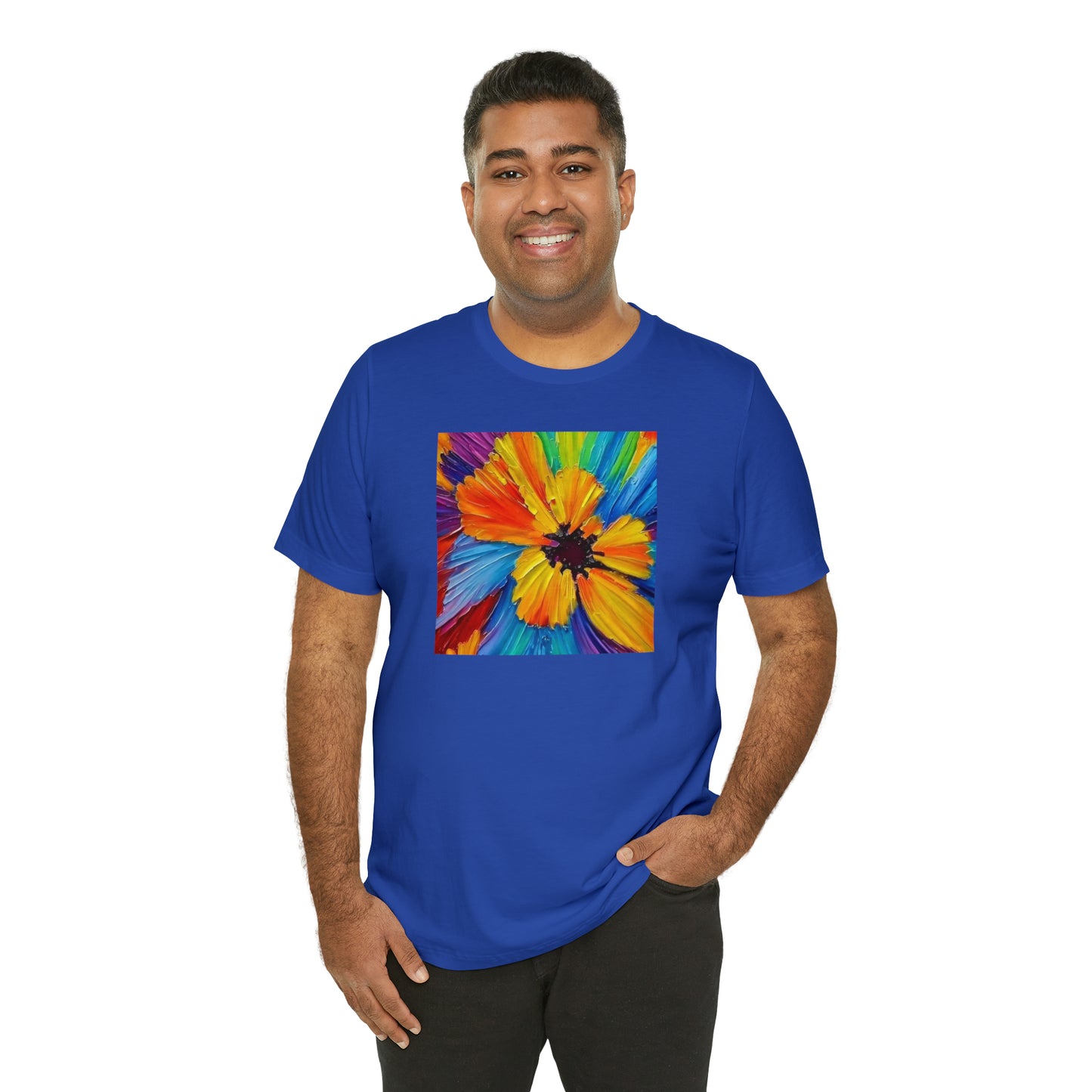 Oil Painted Flower Tee