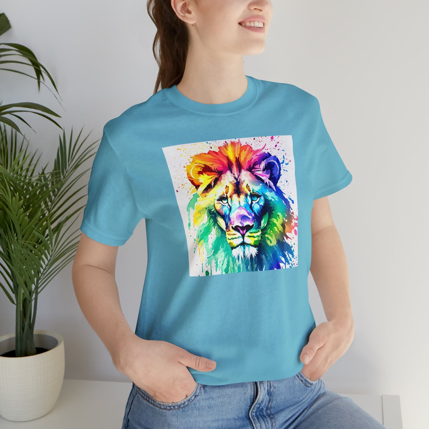 Lion Watercolor Tee