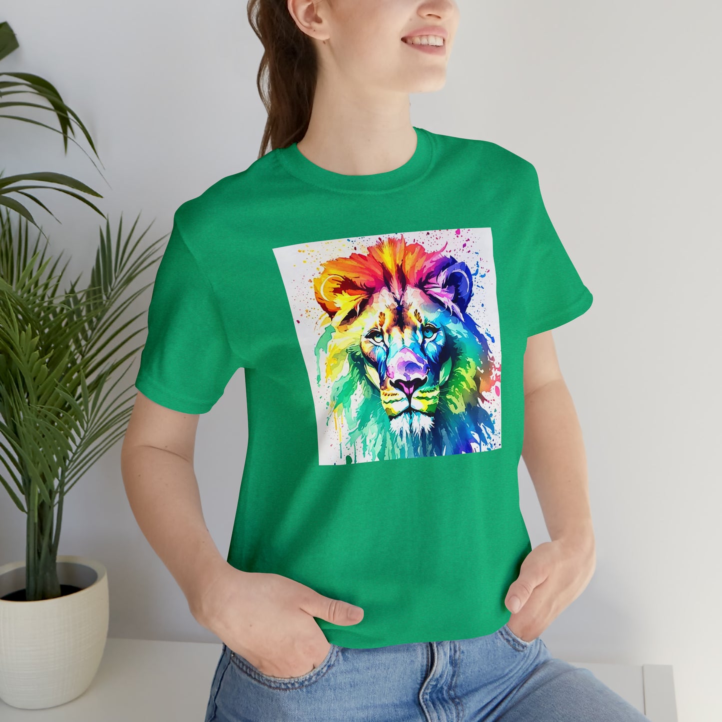 Lion Watercolor Tee