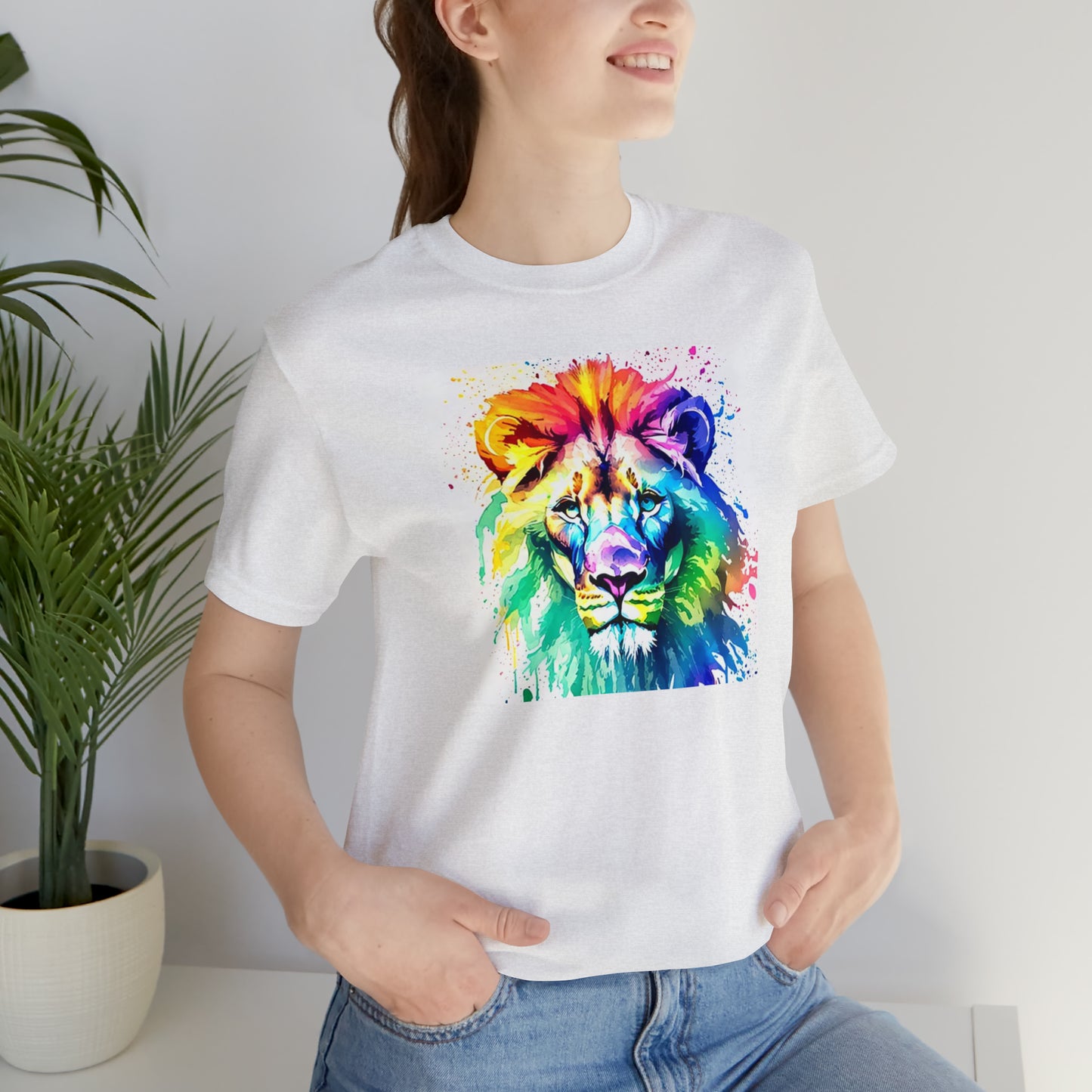 Lion Watercolor Tee