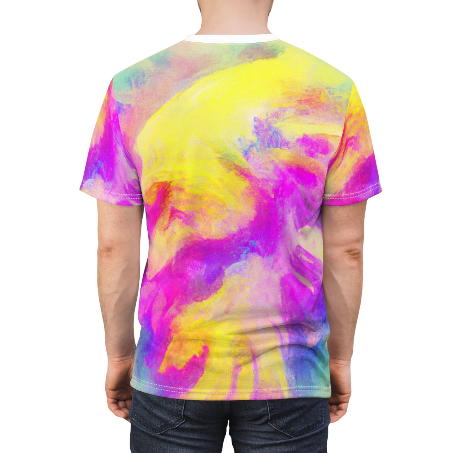 Pastel Brushstrokes Tee (AOP)