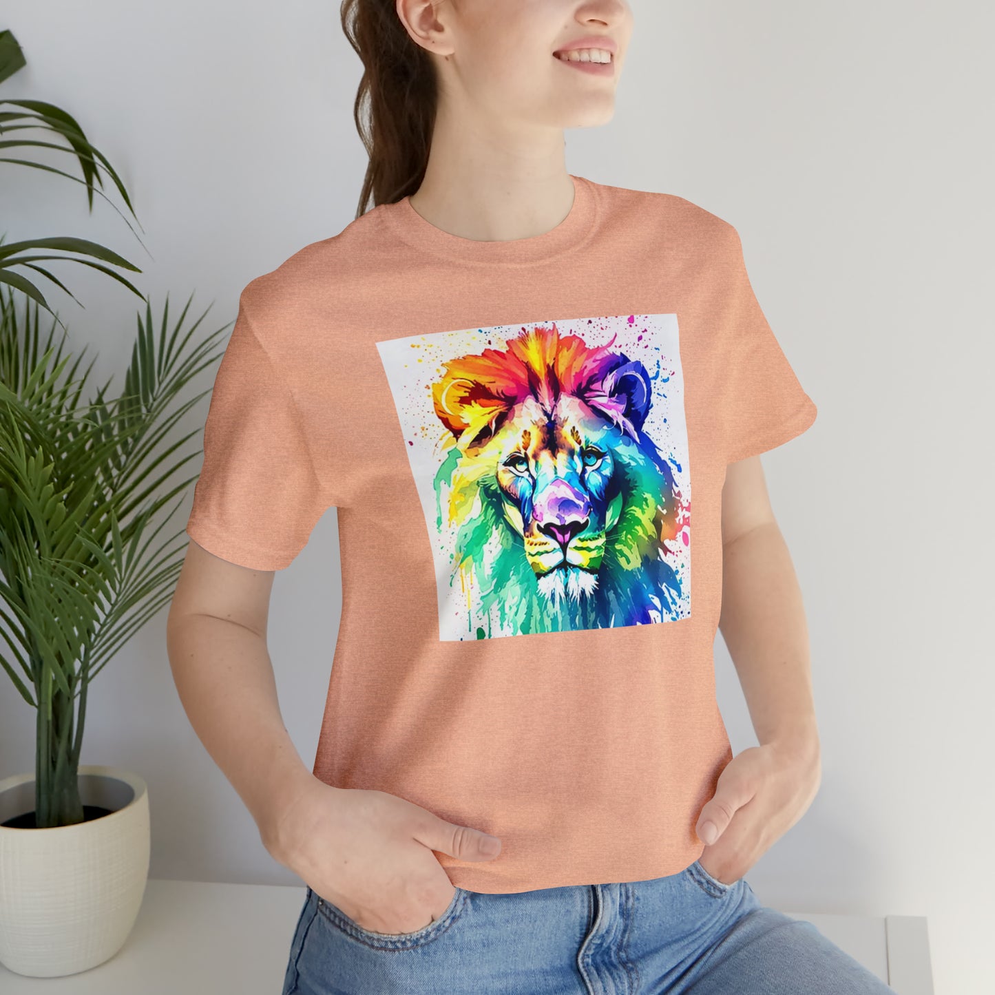 Lion Watercolor Tee