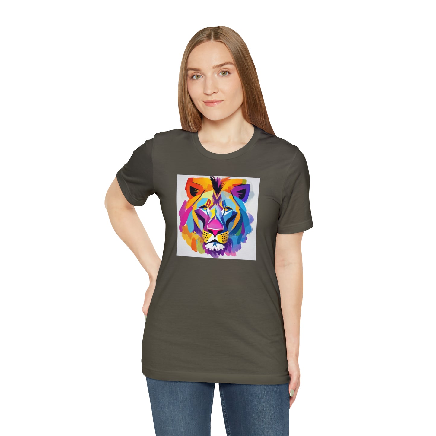 Lion Color Block Tee