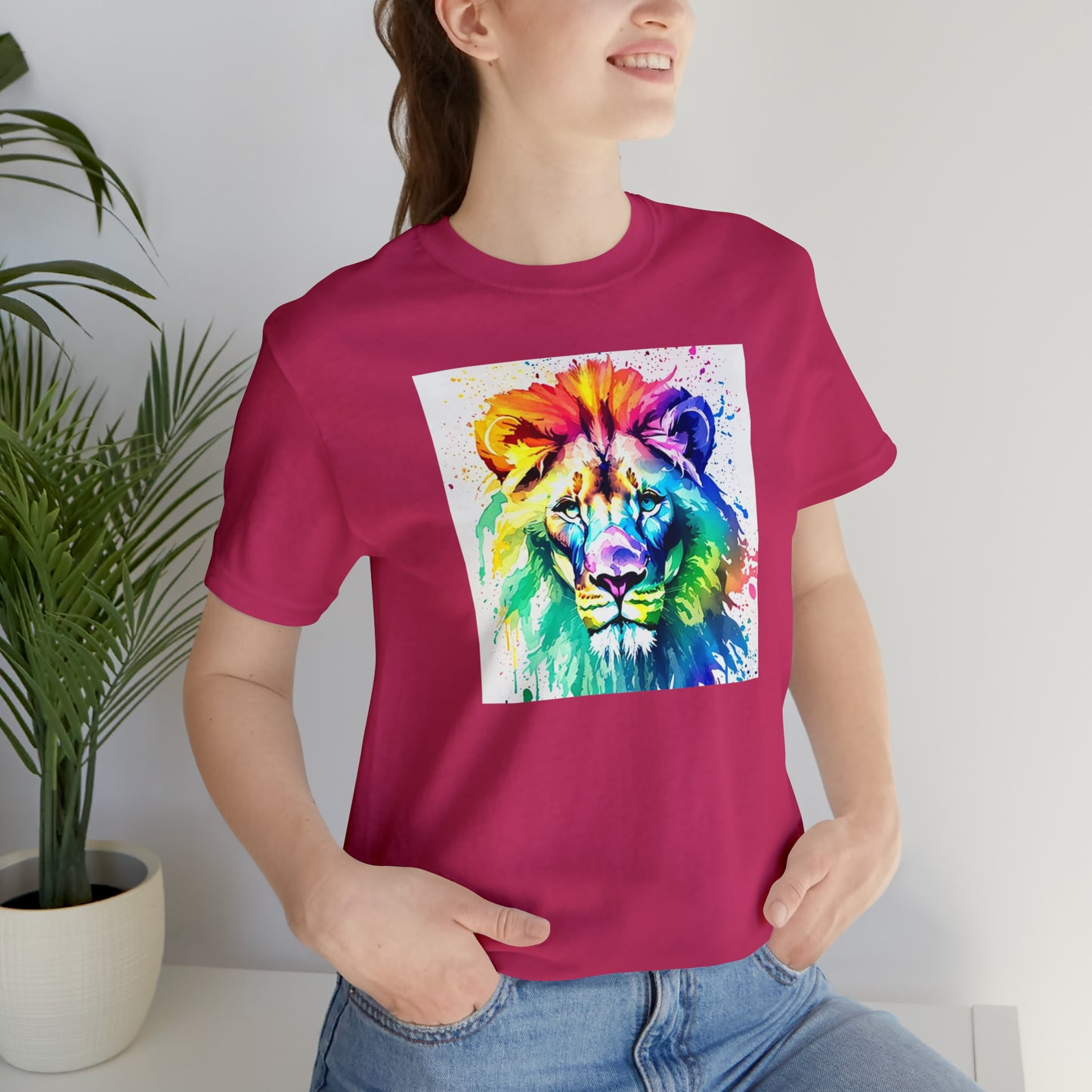 Lion Watercolor Tee