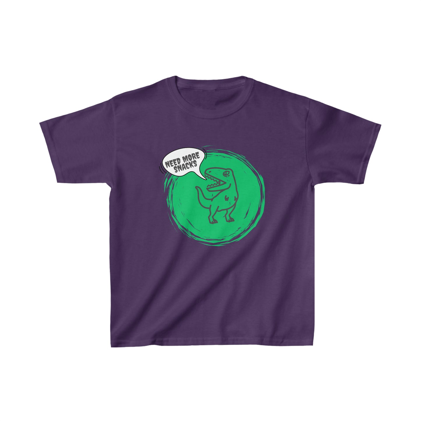 More Snacks Dino Kids Tee