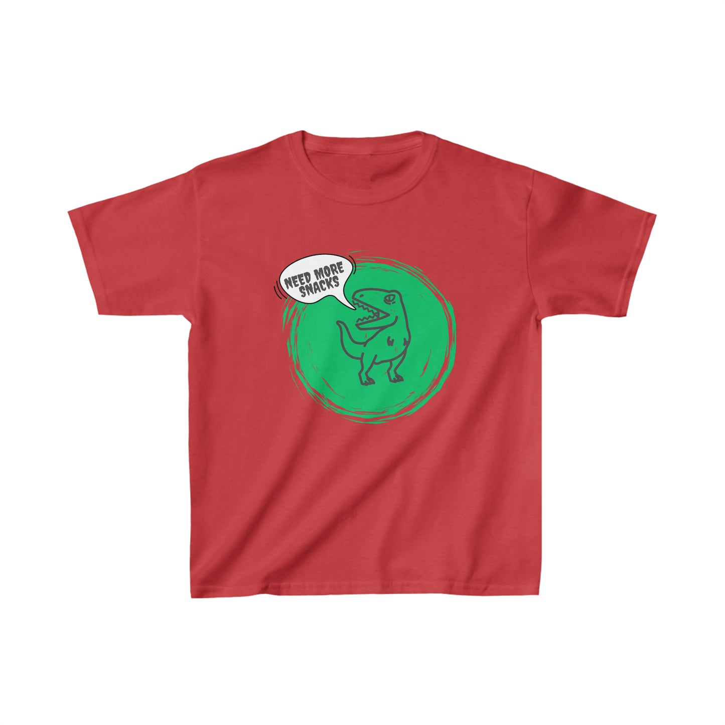 More Snacks Dino Kids Tee