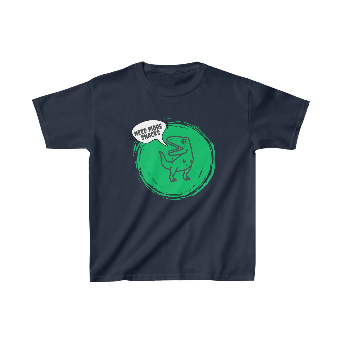 More Snacks Dino Kids Tee