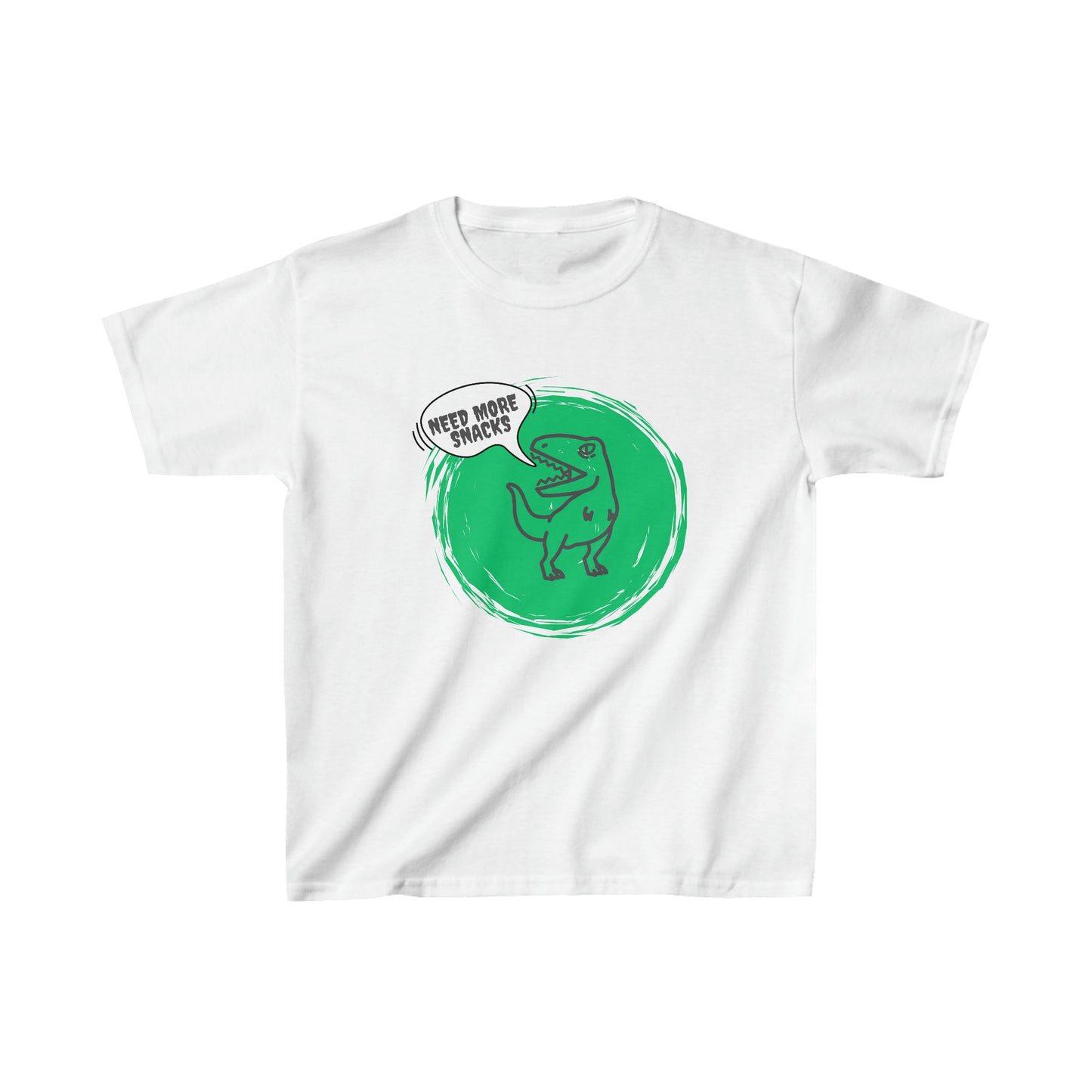 More Snacks Dino Kids Tee