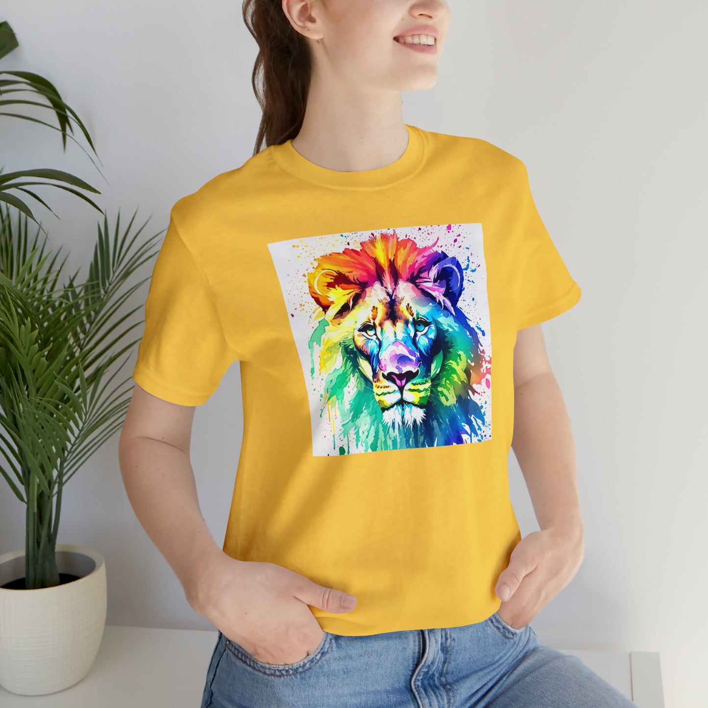 Lion Watercolor Tee