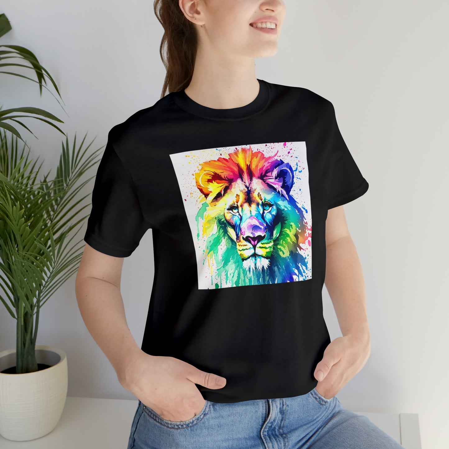 Lion Watercolor Tee